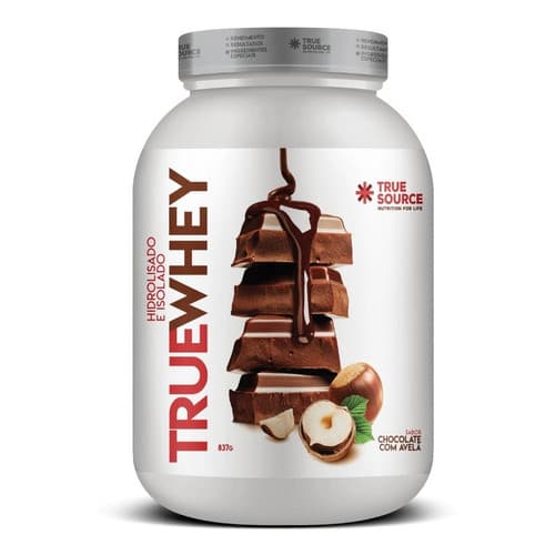 True Whey Protein Isolado e Hidrolisado Chocolate com Avelã 837g True Source