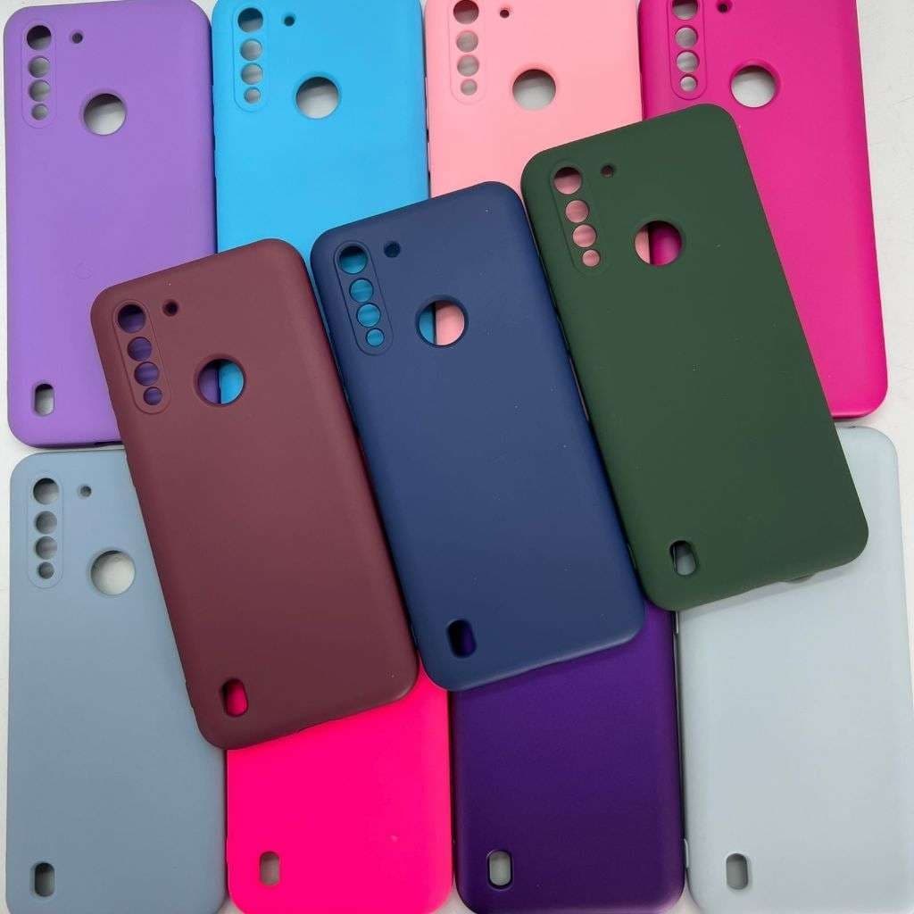 Capa Capinha de Celular - G8 Power Lite  - Motorola Silicone Aveludado Capinha Case