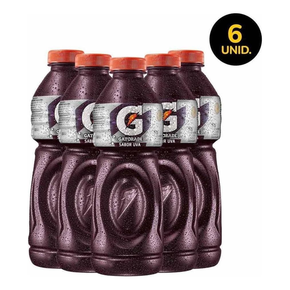 Pack Isotônico Gatorade Uva Garrafa 500ml 6 Unidades