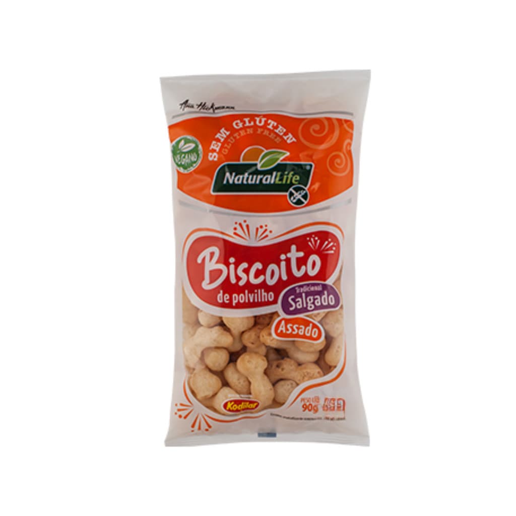 Biscoito De Polvilho Vegano Saudavel Sem Gluten 90g