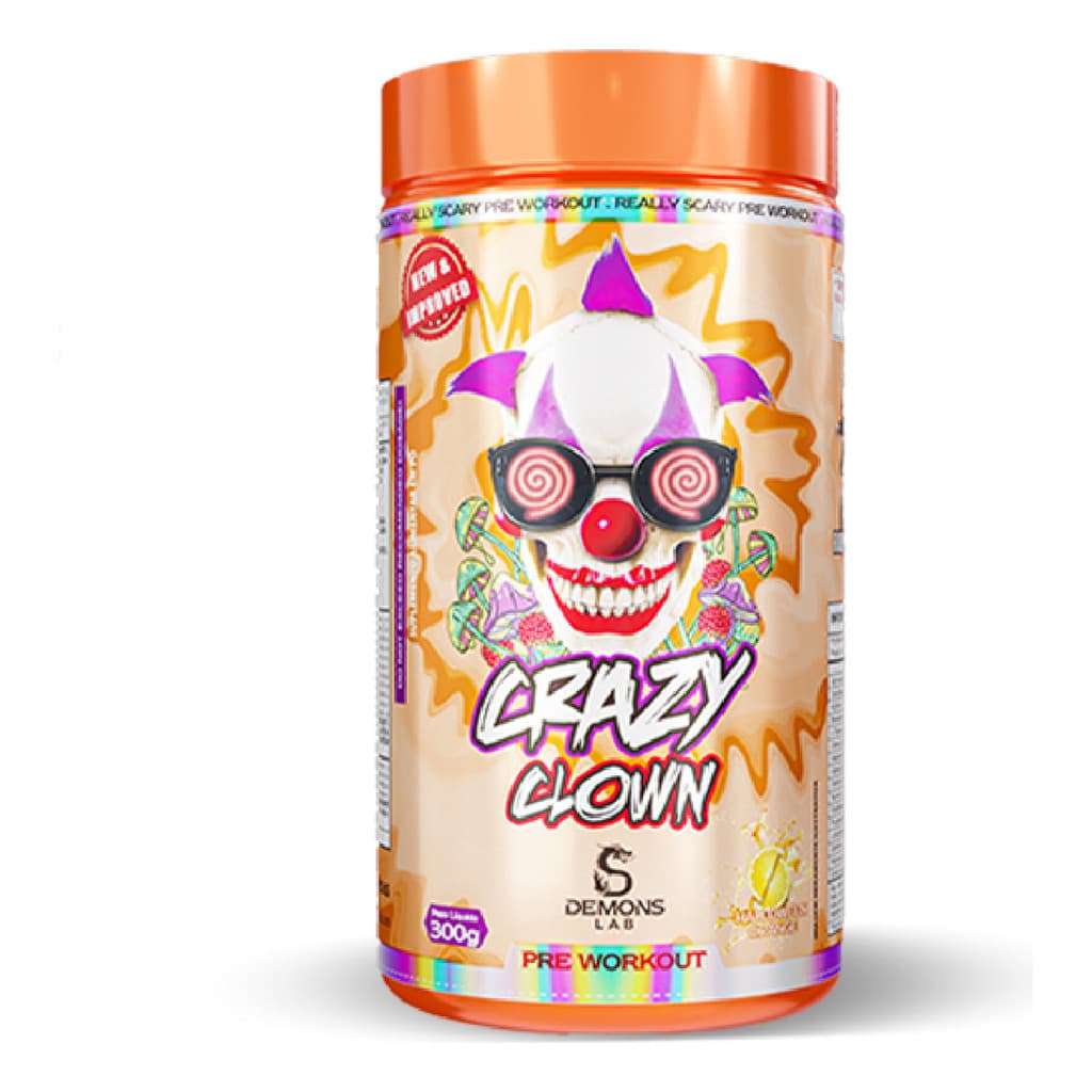  Pré treino Crazy Clown 300G Halloween Orange Demons Lab
