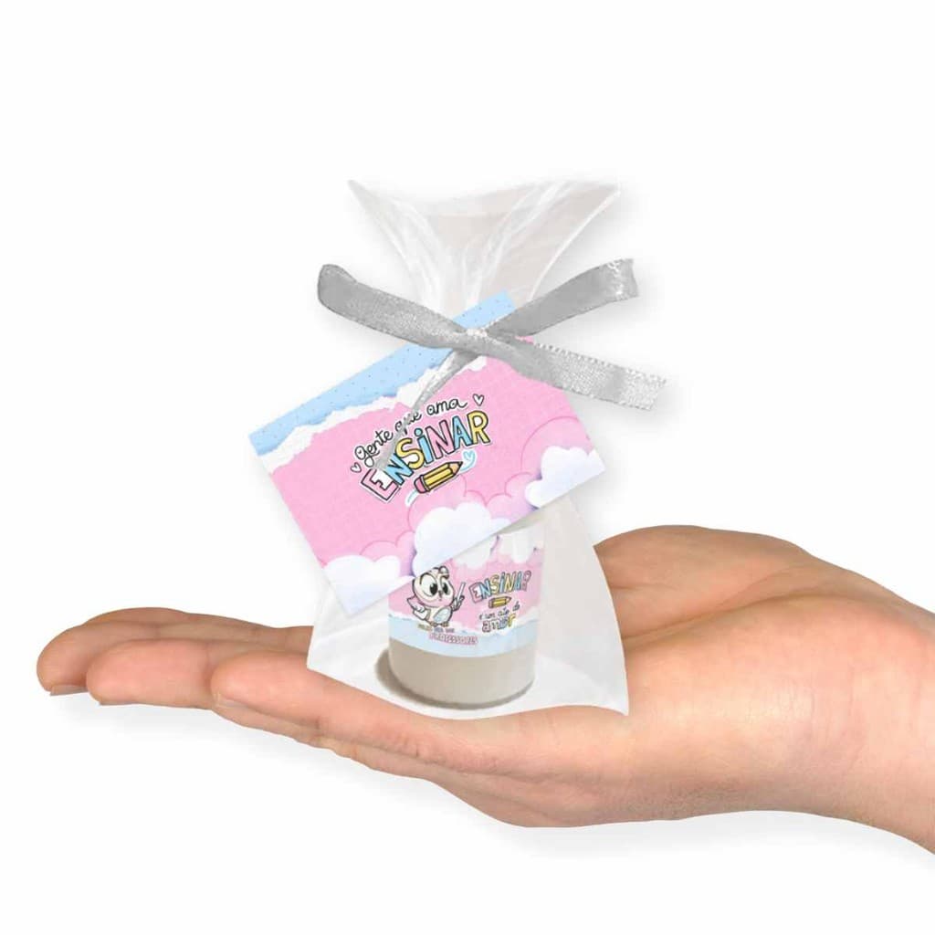 Kit 10 Mini Hidratante Dia dos Professores Lembrancinha Presente Mimo