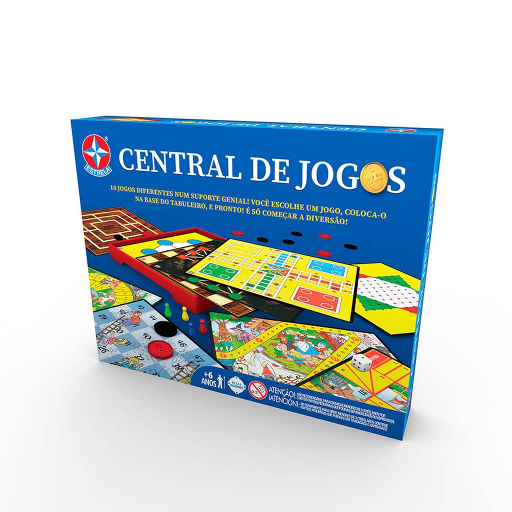 Jogo Central De Jogos Família Tabuleiro Estrela Oficial