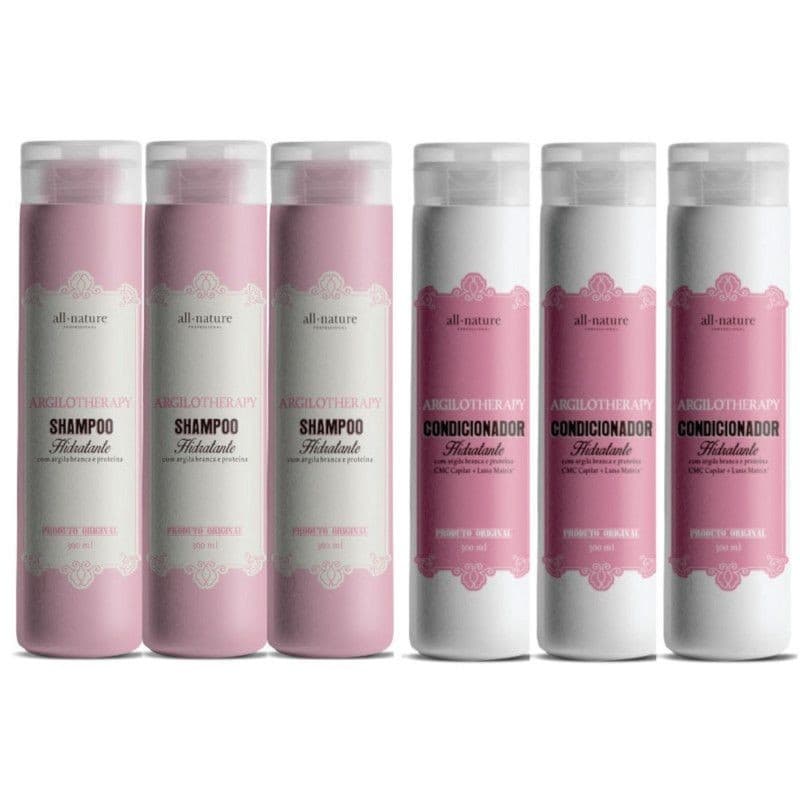 Shampoo Argilotherapy e Condicionador Hidratante Argilotherapy All Nature - 6 A Escolher