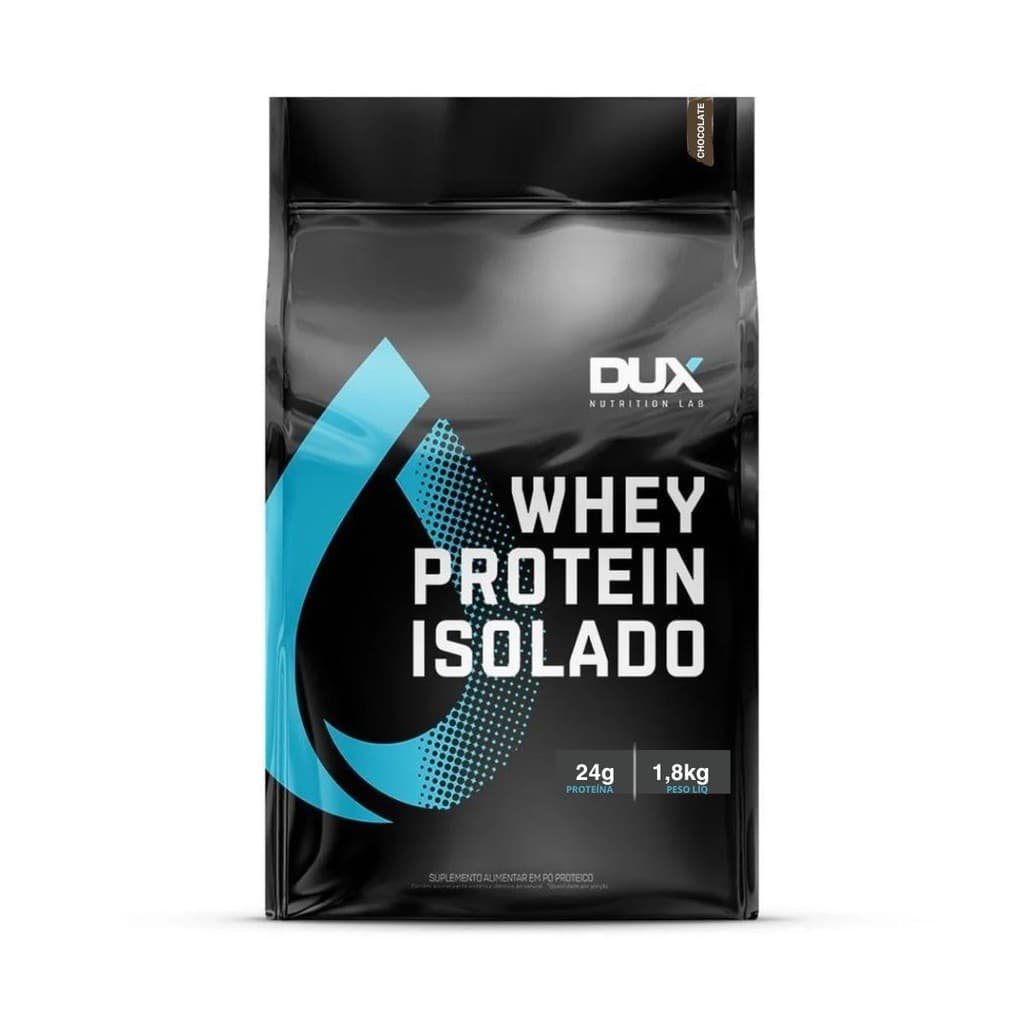 Whey Protein Isolado DUX Nutrition 1800g Sabor Chocolate