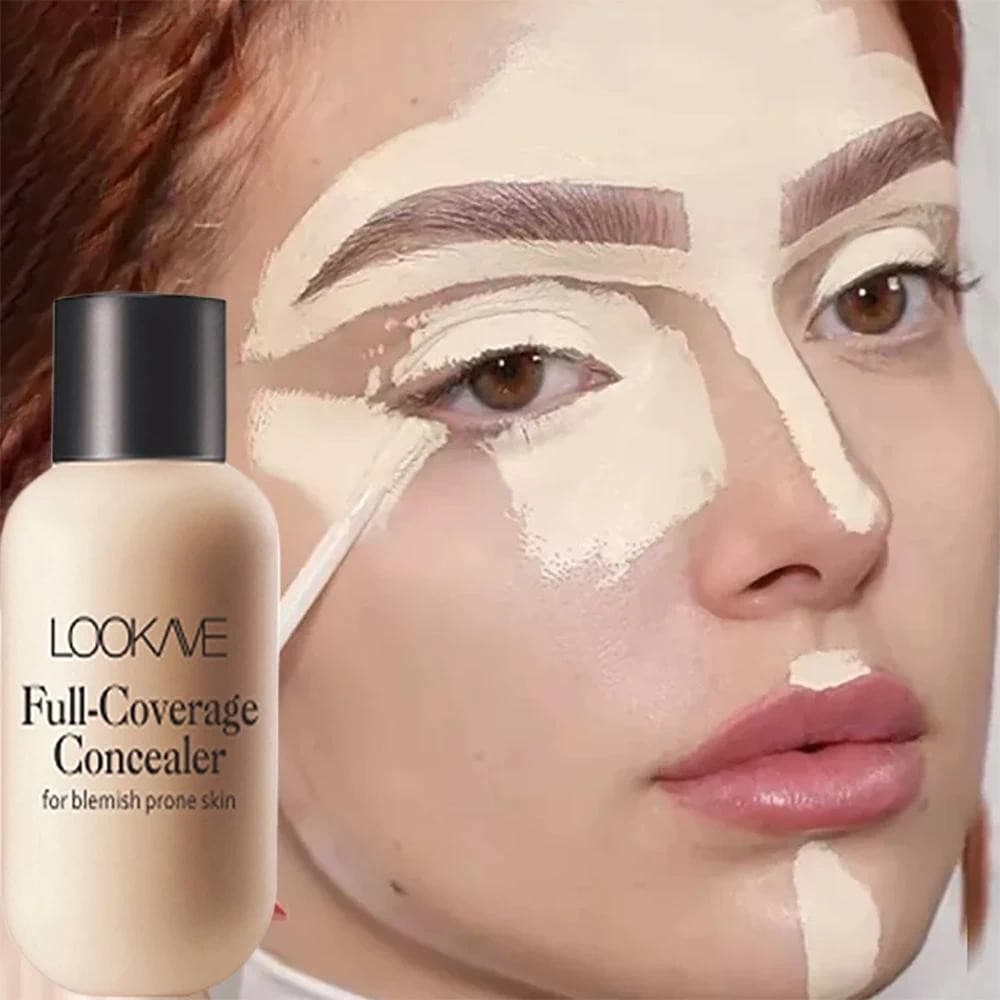 Corretivo Líquido À Prova D'água , Creme De Base , Cobertura Completa Duradoura , Manchas De Acne , Olheiras , Maquiagem
