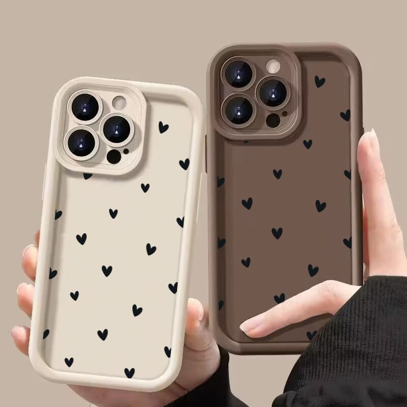 Capa De Telefone Para Redmi 14C 15C 13C Turbo 3 13 12 Nota 14 13 11 12 Pro Plus 12S 11S Bonito Amor-Coração Impressão Pr