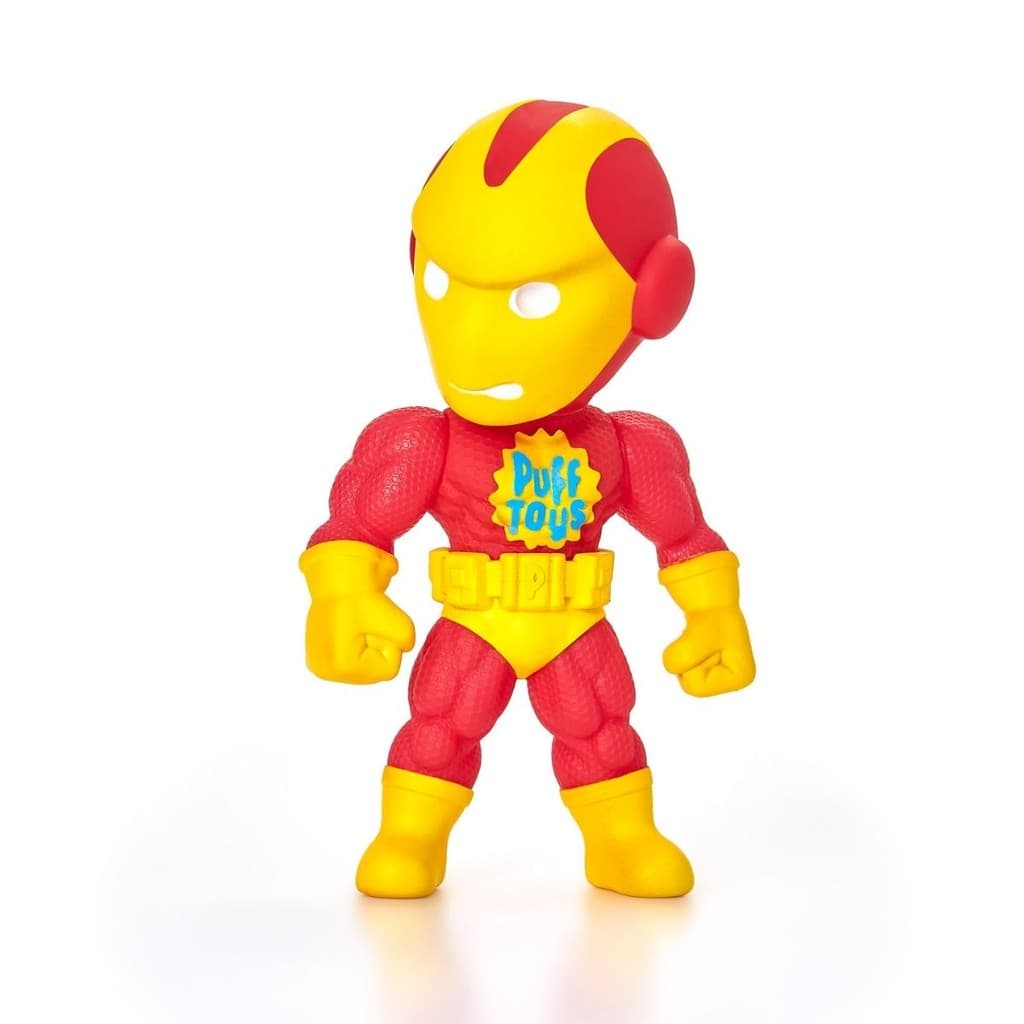 Boneco Homem Herói De Ferro Em Vinil Macio Atóxico 17cm Articulado Ideal Para Coleção De Heróis Infantil - Puff Toys