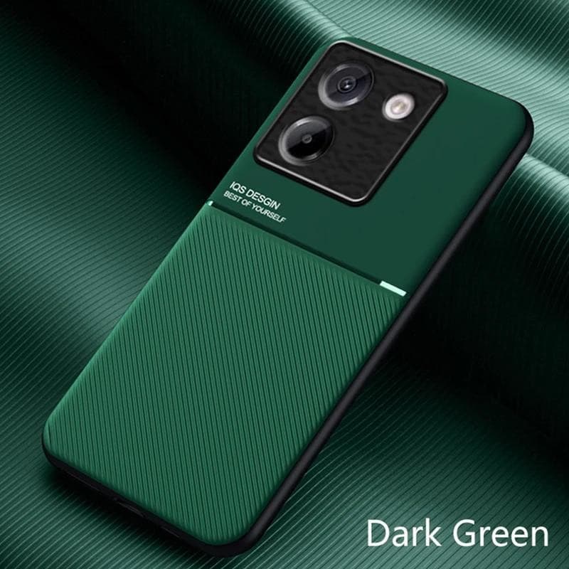 Luxo Fosco Caso De Telefone Para Xiaomi Poco M7 Pro 5G Capa Traseira Couro Do Plutônio Silicone Suporte Carro Proteção P