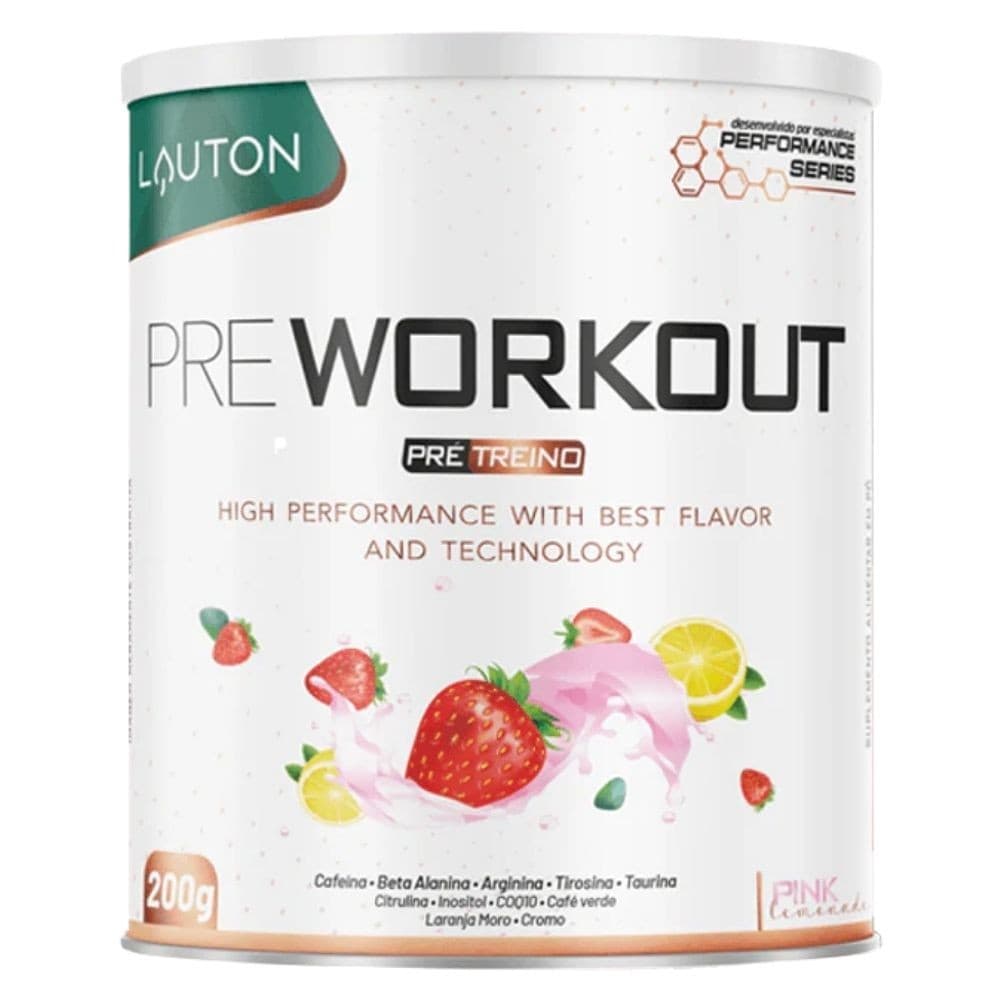 PRE WORKOUT (Pré Treino) 200g - Lauton
