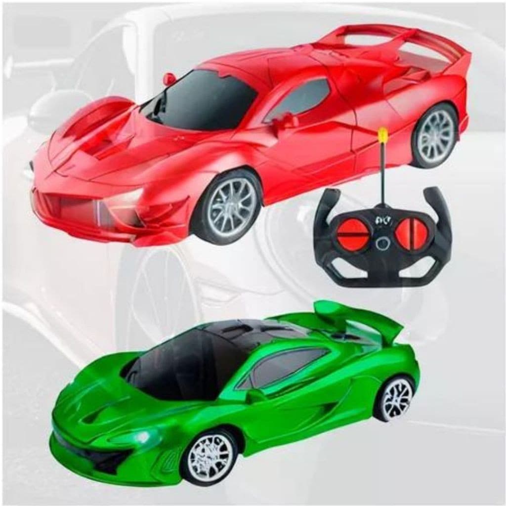 Carrinho Controle Remoto modelo esportivo recarregavel