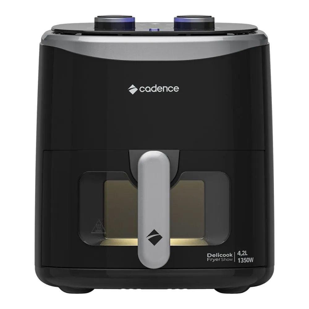 Fritadeira Sem Óleo 4,2L Cadence Com Visor Delicook Fryer Show 110V