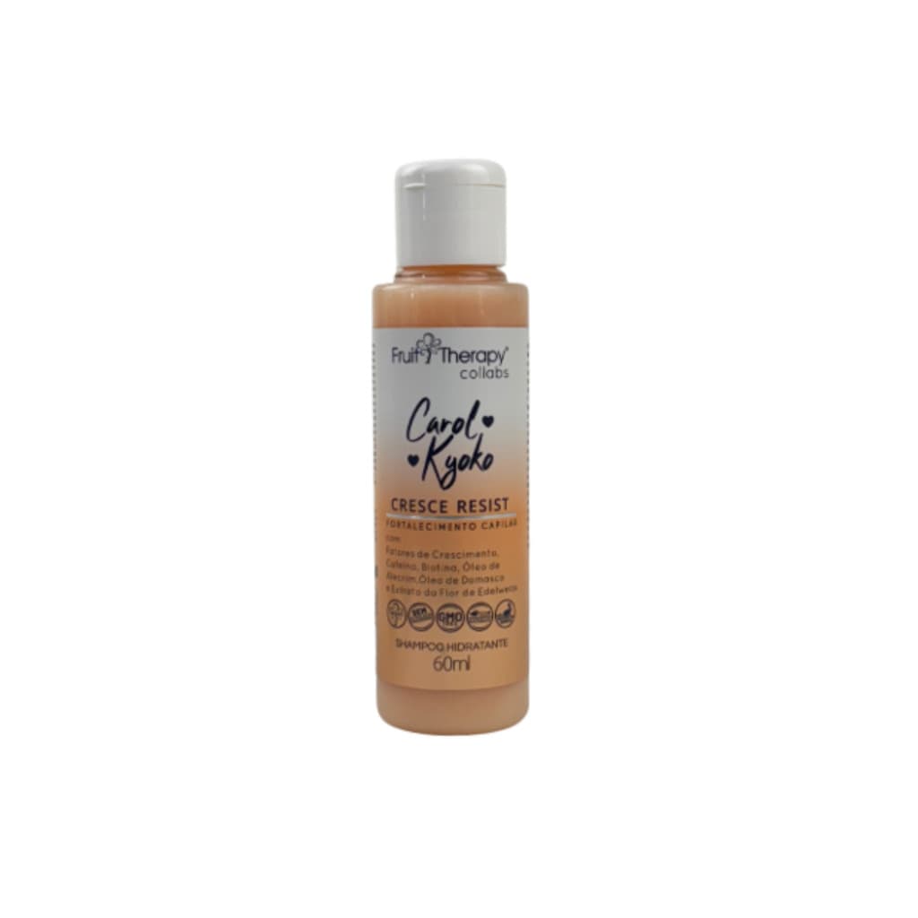 Mini Shampoo Hidratante Cresce Resist Carol Kyoko - 60 ML