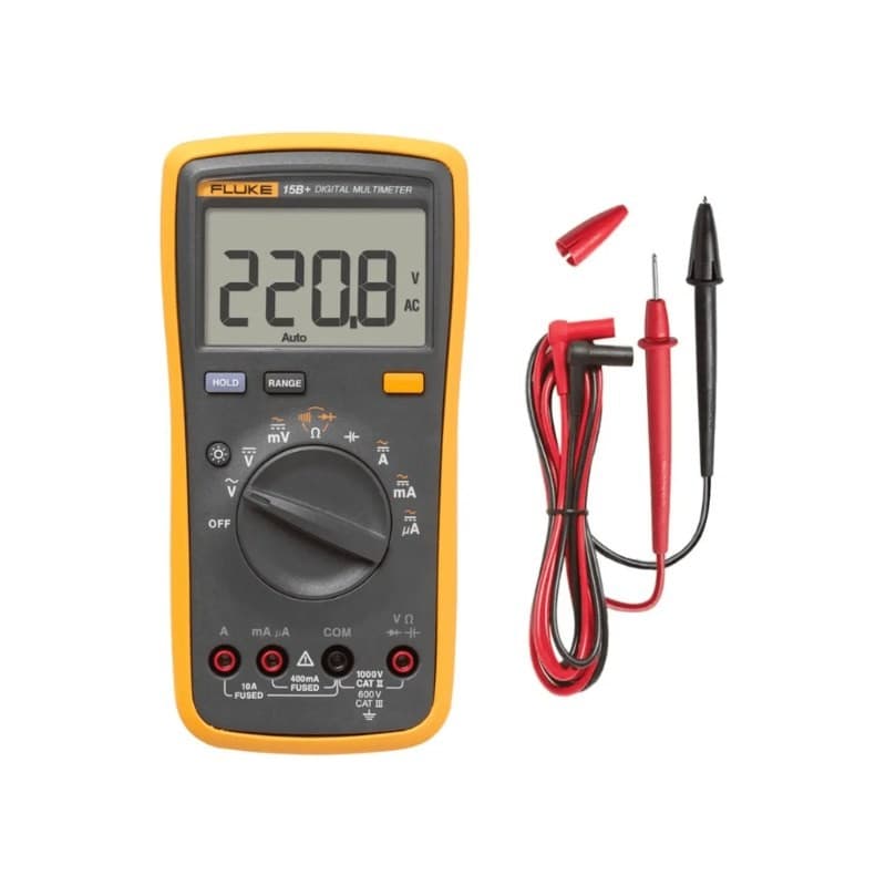 Multimetro Digital 600V 10A Fluke 15B+