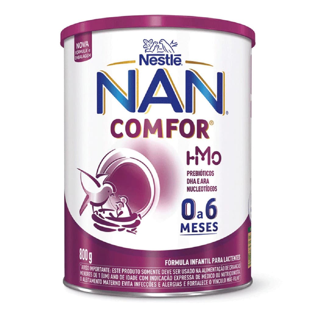Fórmula Infantil Nan Comfor 0 a 6 Meses 800g - Nestle