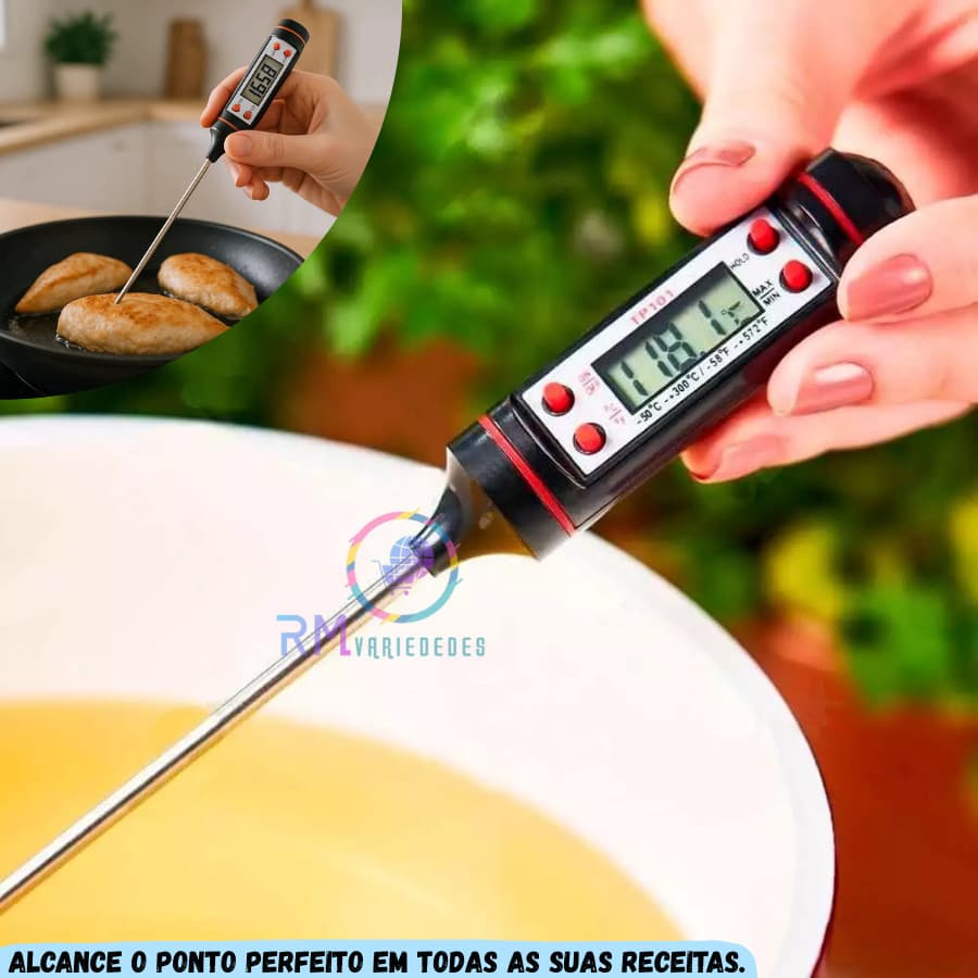 Termômetro Digital Cozinha  Culinário Espeto P/ Cozinha temperatura Top