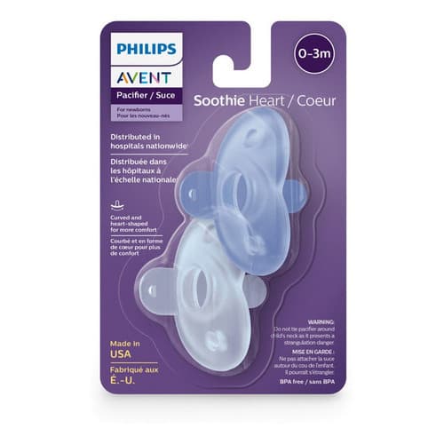 Chupeta Soothies Philips Avent Azul Menino Dupla Rn 0-3m