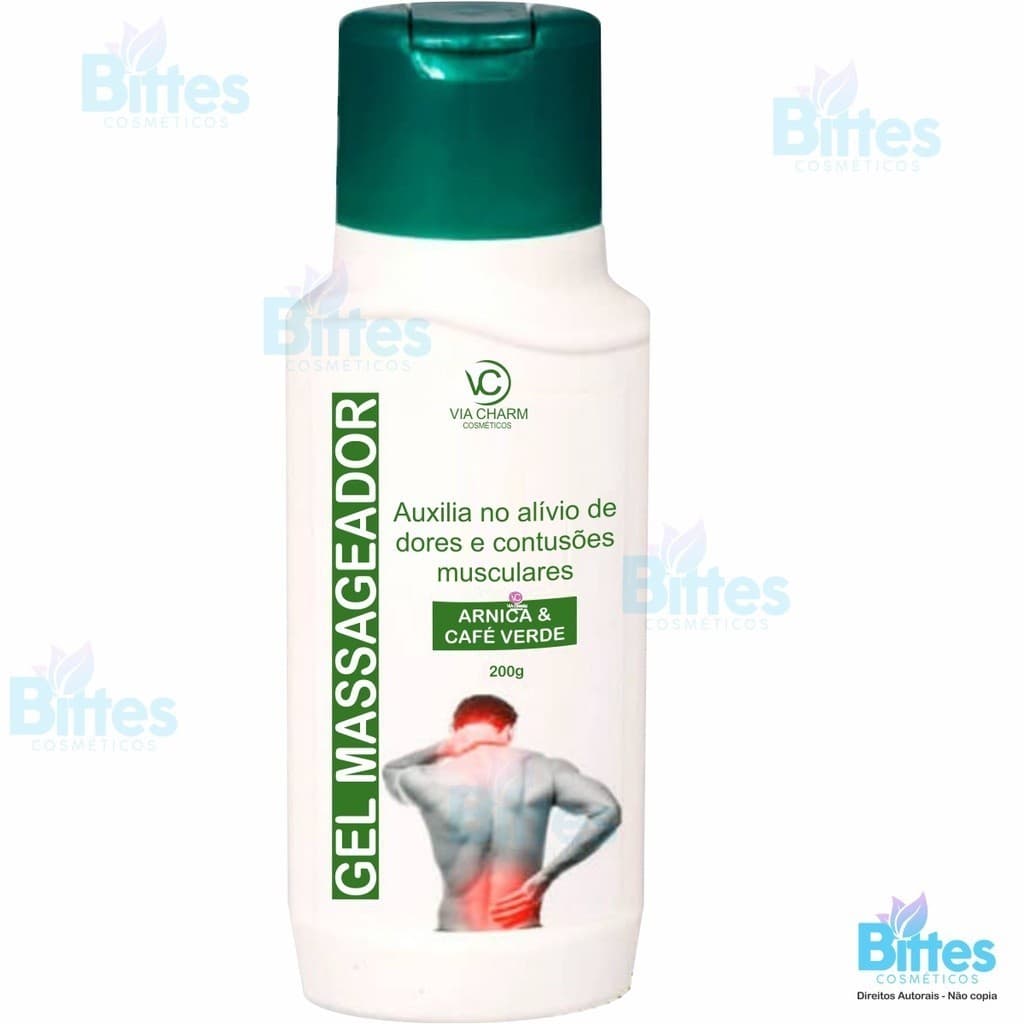 Gel Massageador Arnica E Café Verde VC Alívio das Dores Musculares