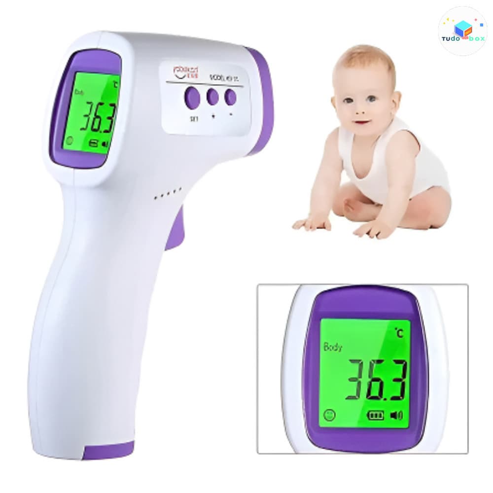 Medição De Temperatura Corporal Do Bebê Portátil Digital Segunda Arma Termômetro Infravermelho
