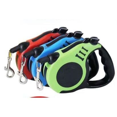 Guias Retráteis Pet Cachorro Gato Resistente Com Trava 3M/5M Para Passeio DKL