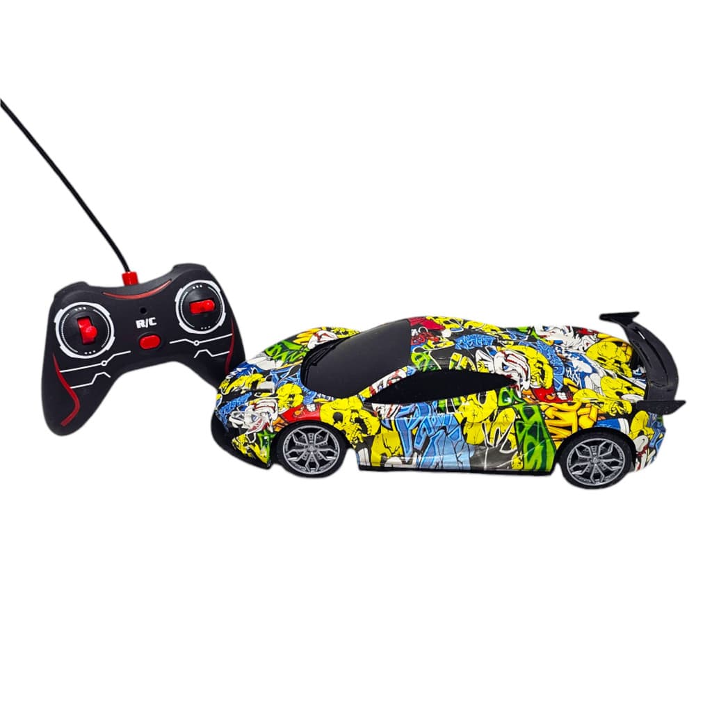 Carrinho Controle Remoto 4 Funções + 6 Pilhas AA