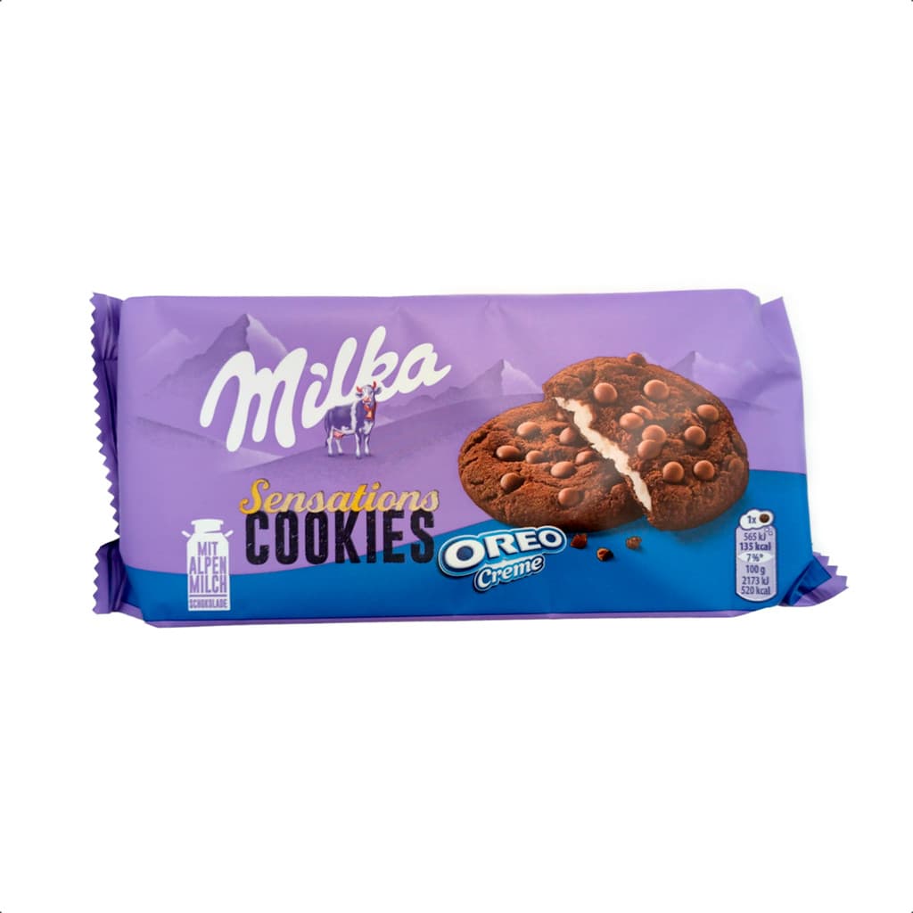Cookie Milka Oreo Creme 156g Biscoito Chocolate Importado