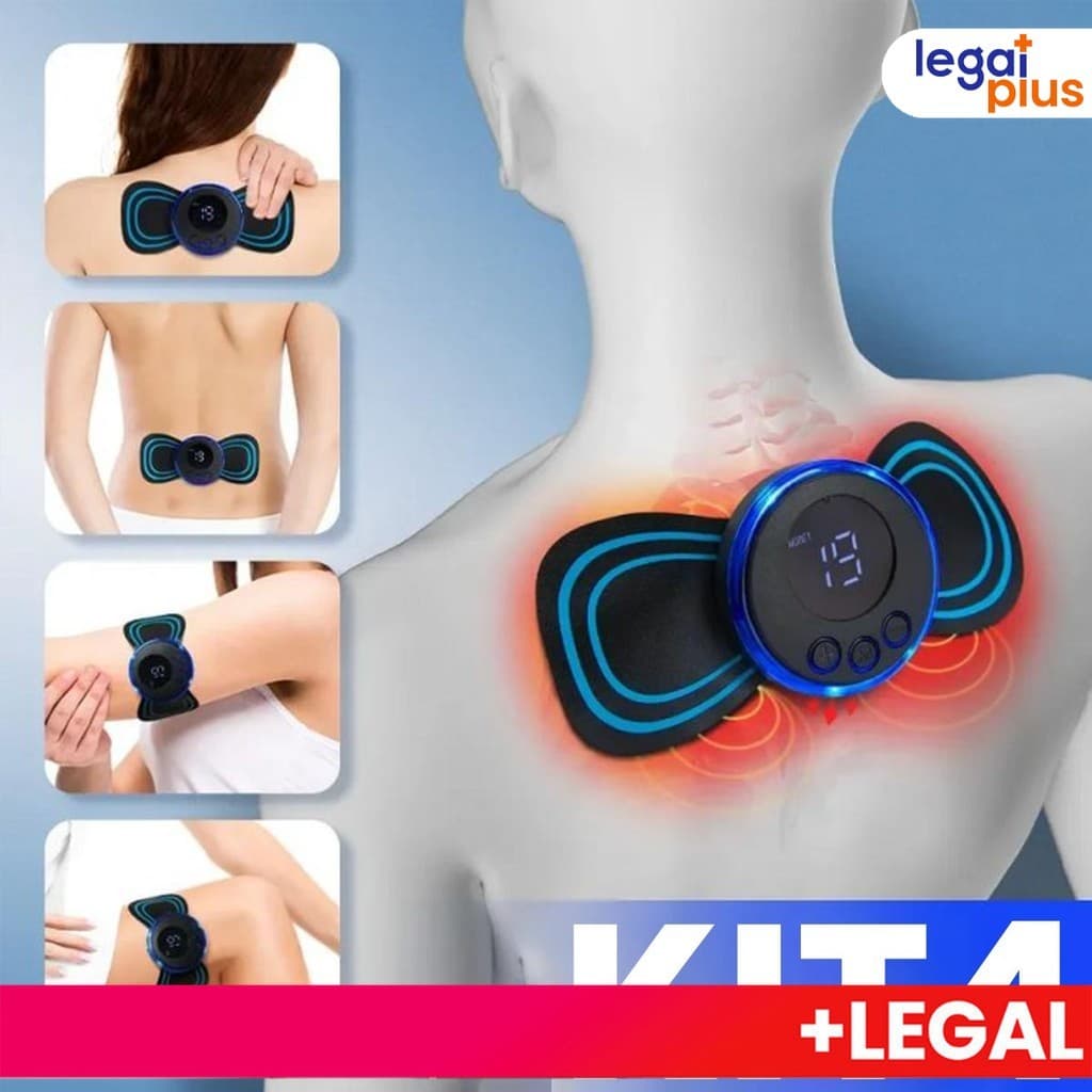 Segunda unidade pela metade Mini Massageador Relaxante Muscular Portátil Elétrico Recarregável