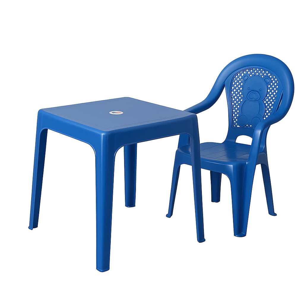 Mesa e Poltrona Cadeira Infantil Rosa Azul Educativa Meninas