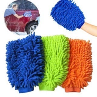 Kit 2x Luvas de Microfibra Multifuncional Superfina para Limpeza Lavagem de Carro Toalha de Limpeza Luva de Microfibra
