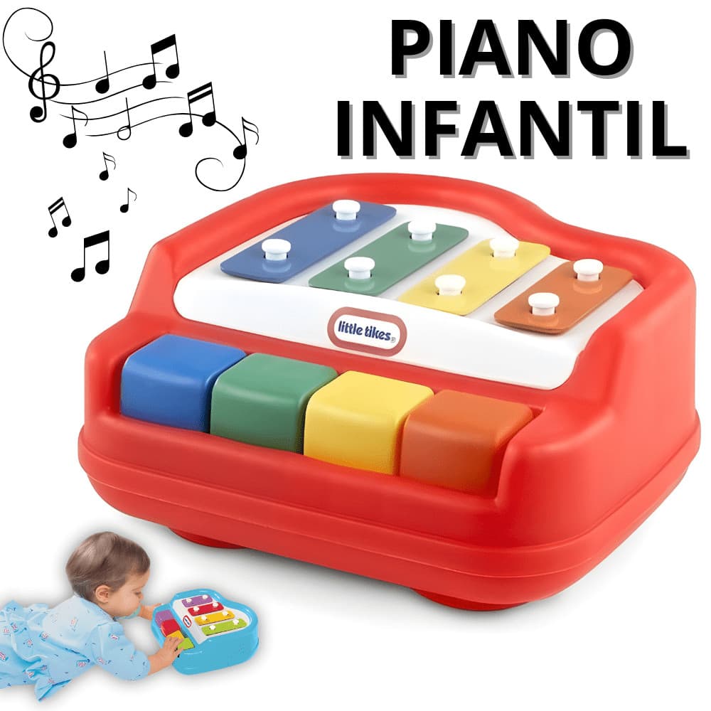 Piano Musical Infantil Xilofone De Brinquedo Brinquedos Musicais Xelofone Educativo Bebê Criança