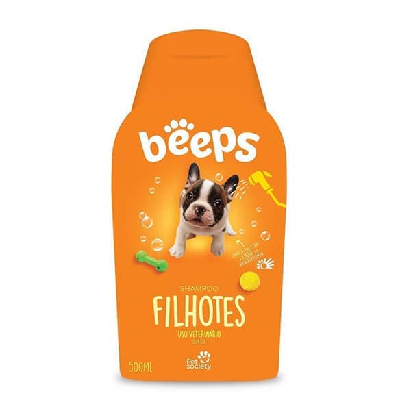 Beeps® Shampoo Filhotes 500ml | Pet Society - Shampoo Premium para Cães e Gatos Filhotes