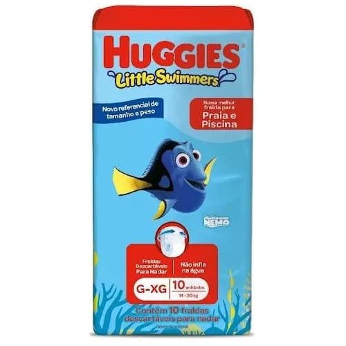 Fralda Para Piscina Huggies Little Swimmers G/xg