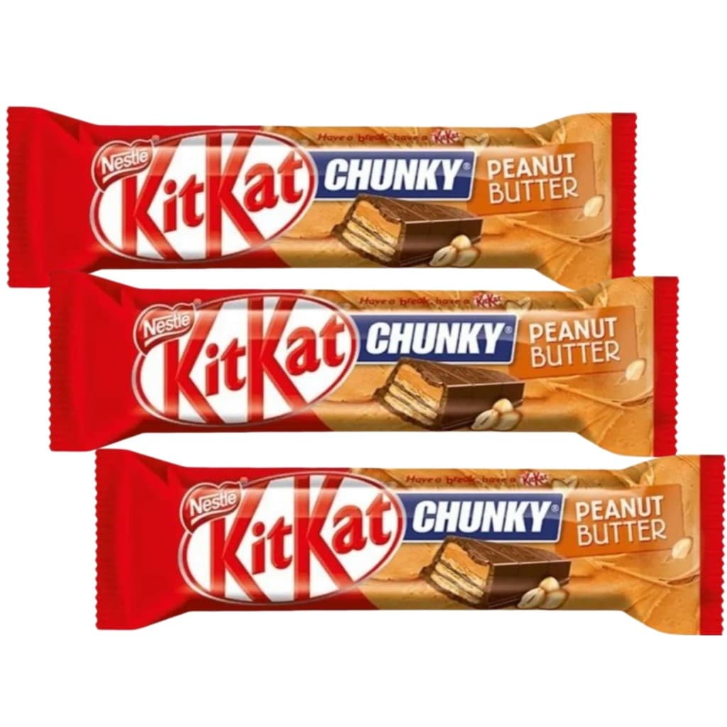 Kit Kat Chunky Peanut Butter Importado 42g - 3 Unidades
