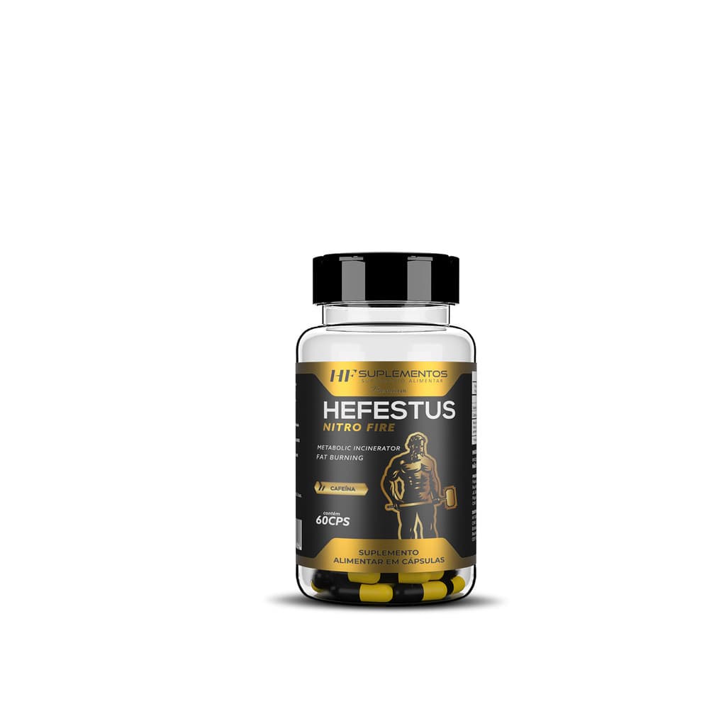 PRÉ-TREINO HEFESTUS NITRO FIRE 60CAPS HF SUPLEMENTOS