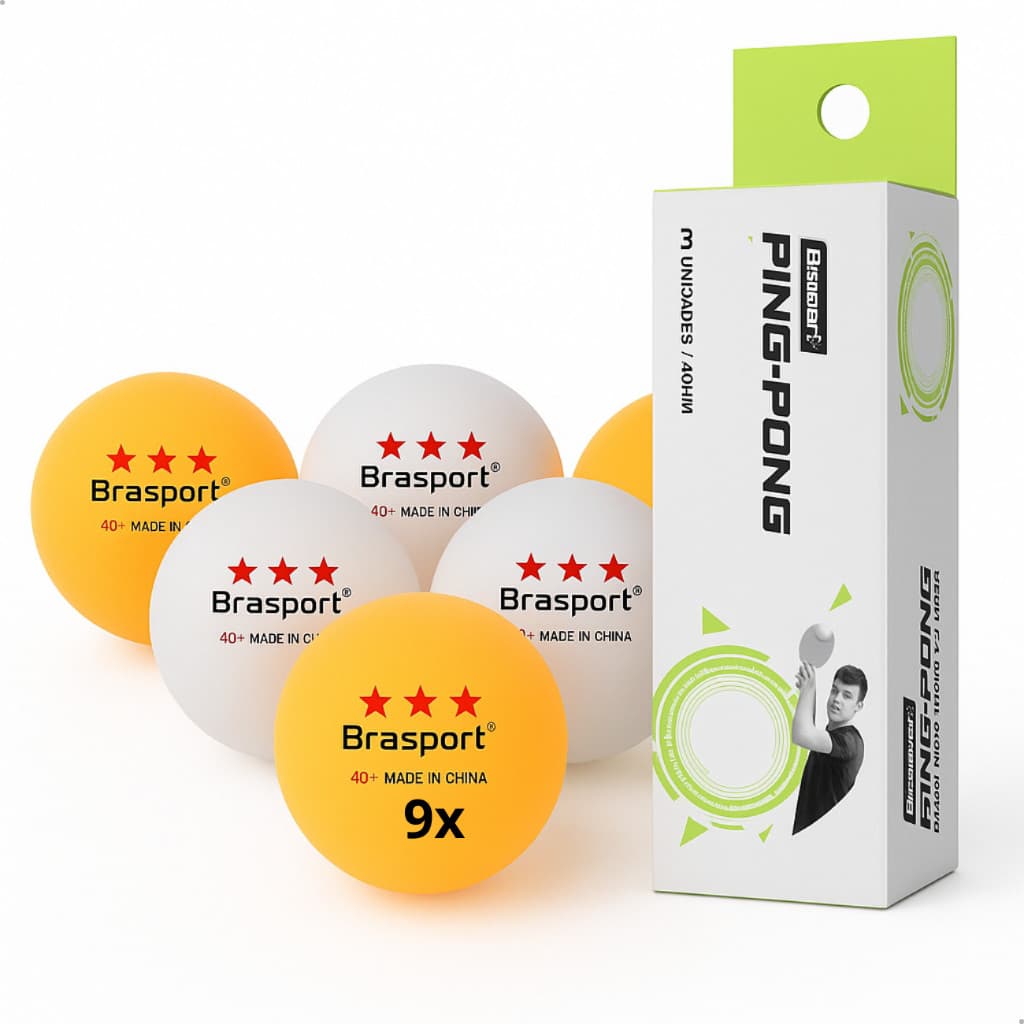 Bola de Ping Pong Tenis de Mesa 3 Estrelas Profissional Alto Impacto