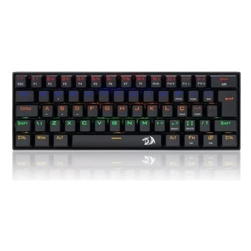 Teclado Redragon Gamer Mecanico Rainbow Switch Red Abnt2