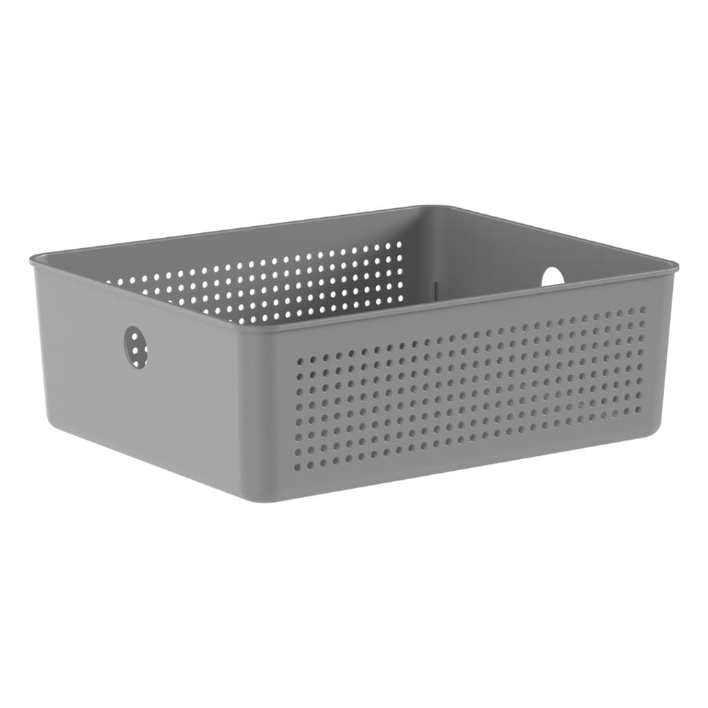 Cesto Organizador Multiuso Flow Cozinha Lavanderia Armário Limpeza 5,4L Plástico OU - Cores