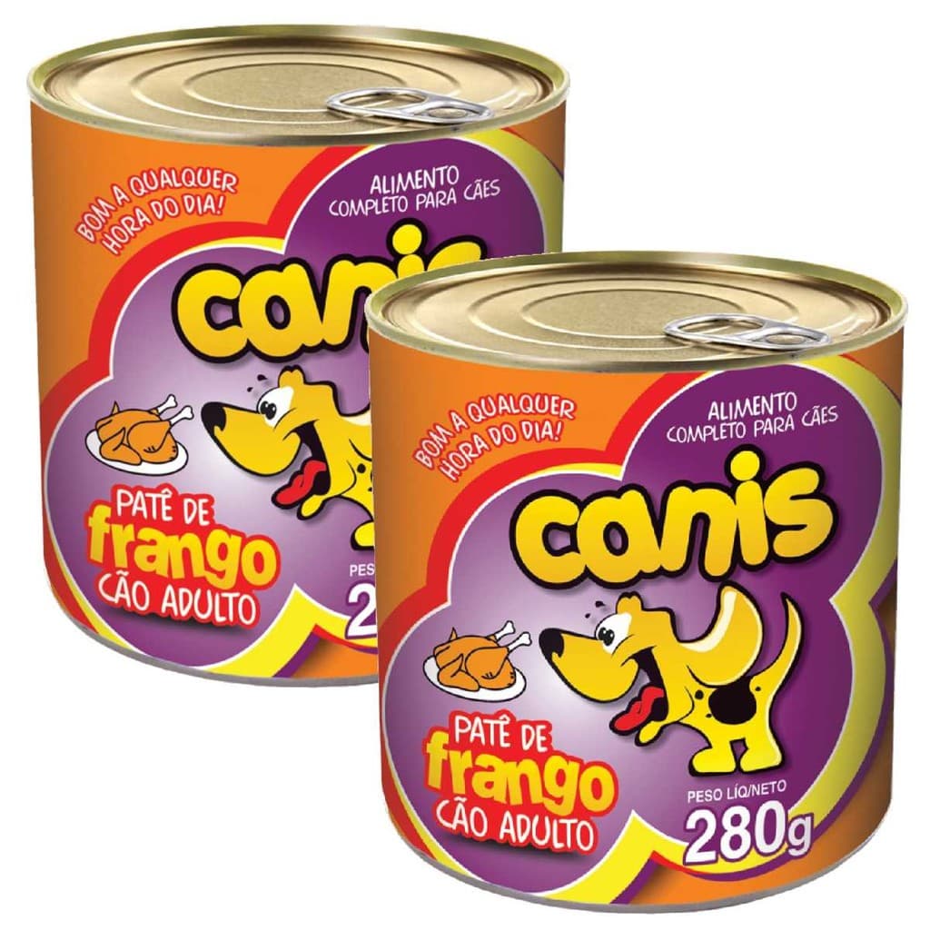 Ração Sache Para Cachorro Canis Adulto Frango 280g Kit 2un