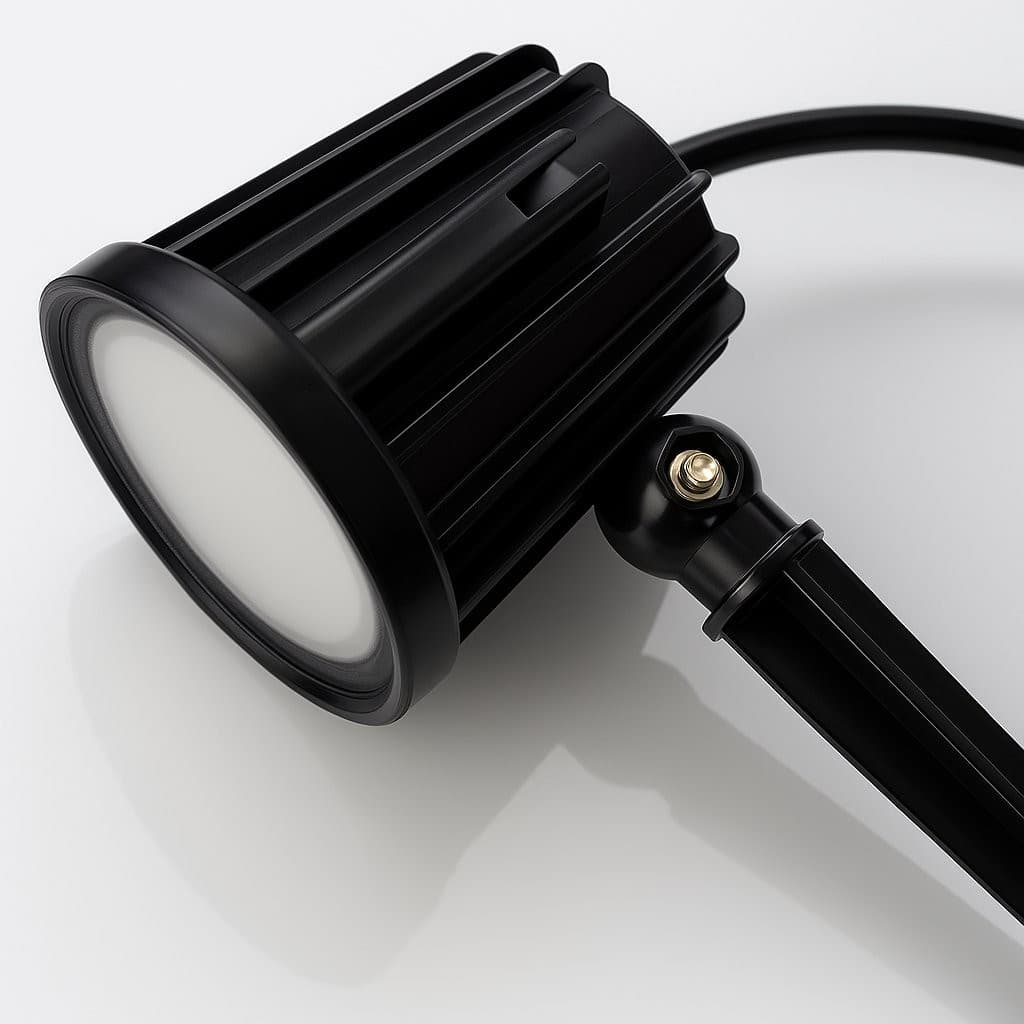 Luminárias Espeto de Jardim Cob Led 7w Branco Quente Luz de LED Jardim Refletor para Plantas a prova d'agua 