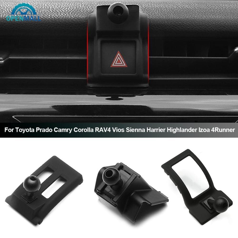 OPENMALL Suporte De Telefone Para Carro Montagem Dedicado Base Fixa Automóvel Toyota Prado Camry Corolla RAV4 Vios Sienn