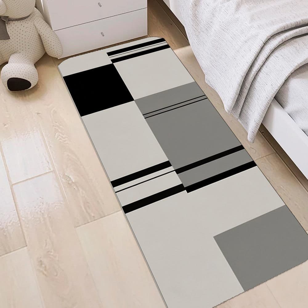 Tapete Passadeira Antiderrapante Sala, Quarto - 120X35cm - 2mm - Modern