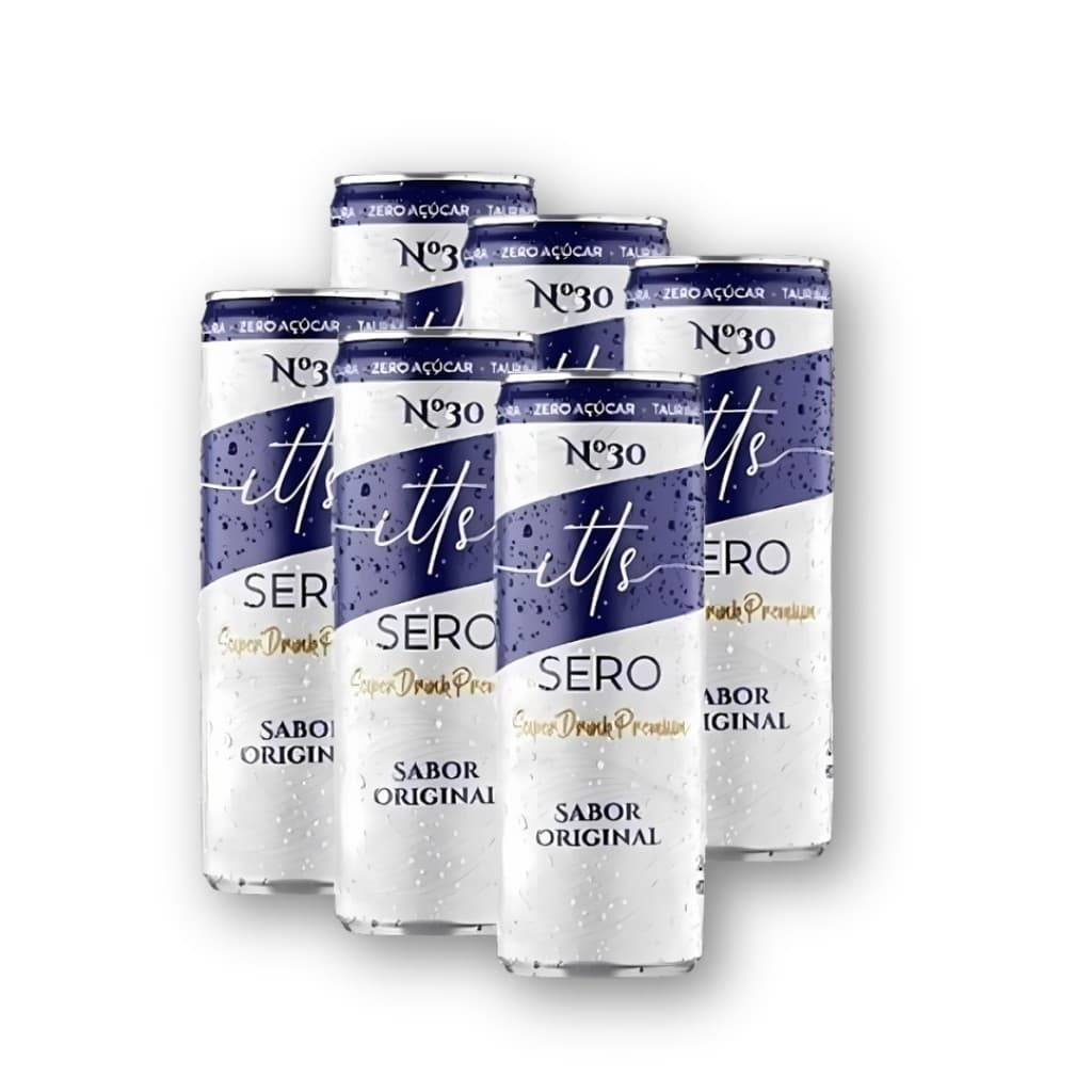 Pack C/ 6 Energético Itts Sero 269 Ml Zero Açucar Com BCAA