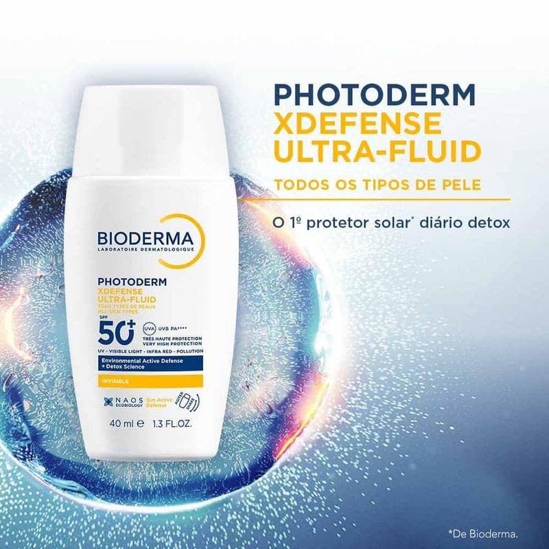 Bioderma Photoderm X-Defense Ultra Fluid FPS 60 – Protetor Solar Facial 40ml