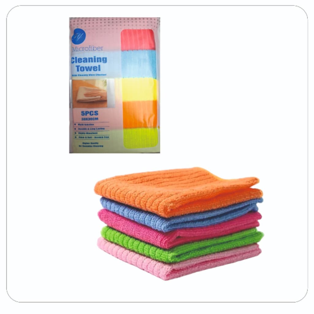 Kit 5e20 Panos Microfibra Super Absorventes Para Limpezas em Geral Carros Vidros Janelas