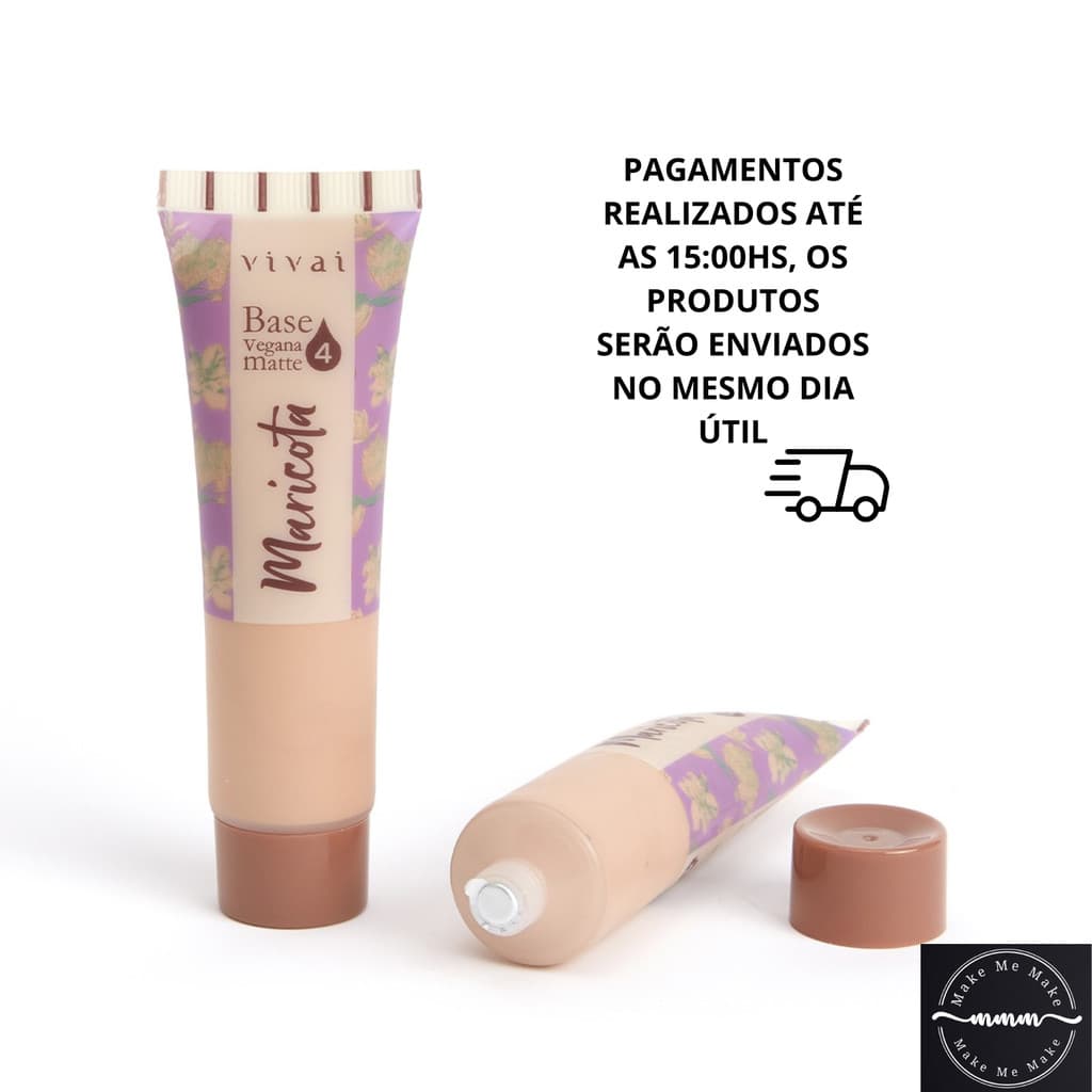 Base Liquida Matte Maricota Vegana Vivai 30 ml