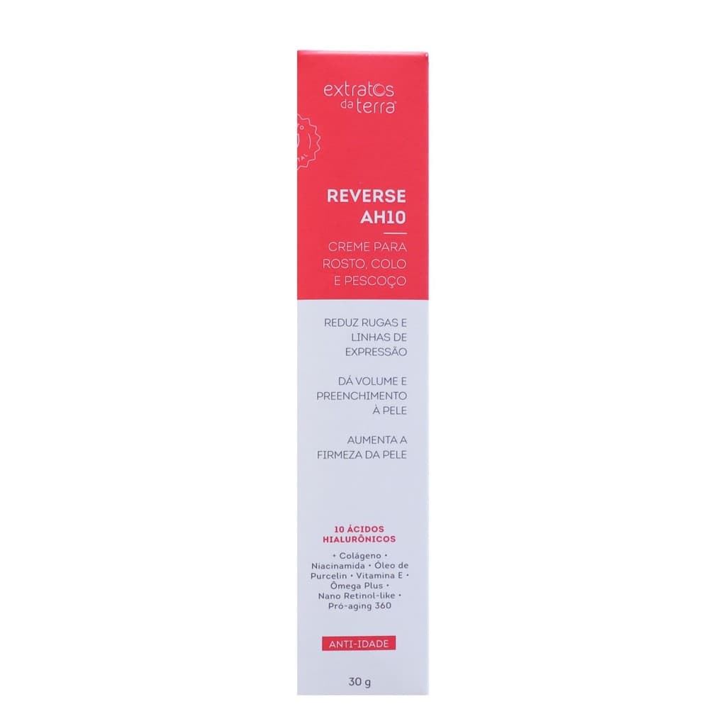 Extratos da Terra Creme Anti-idade Reverse Ah10 30g