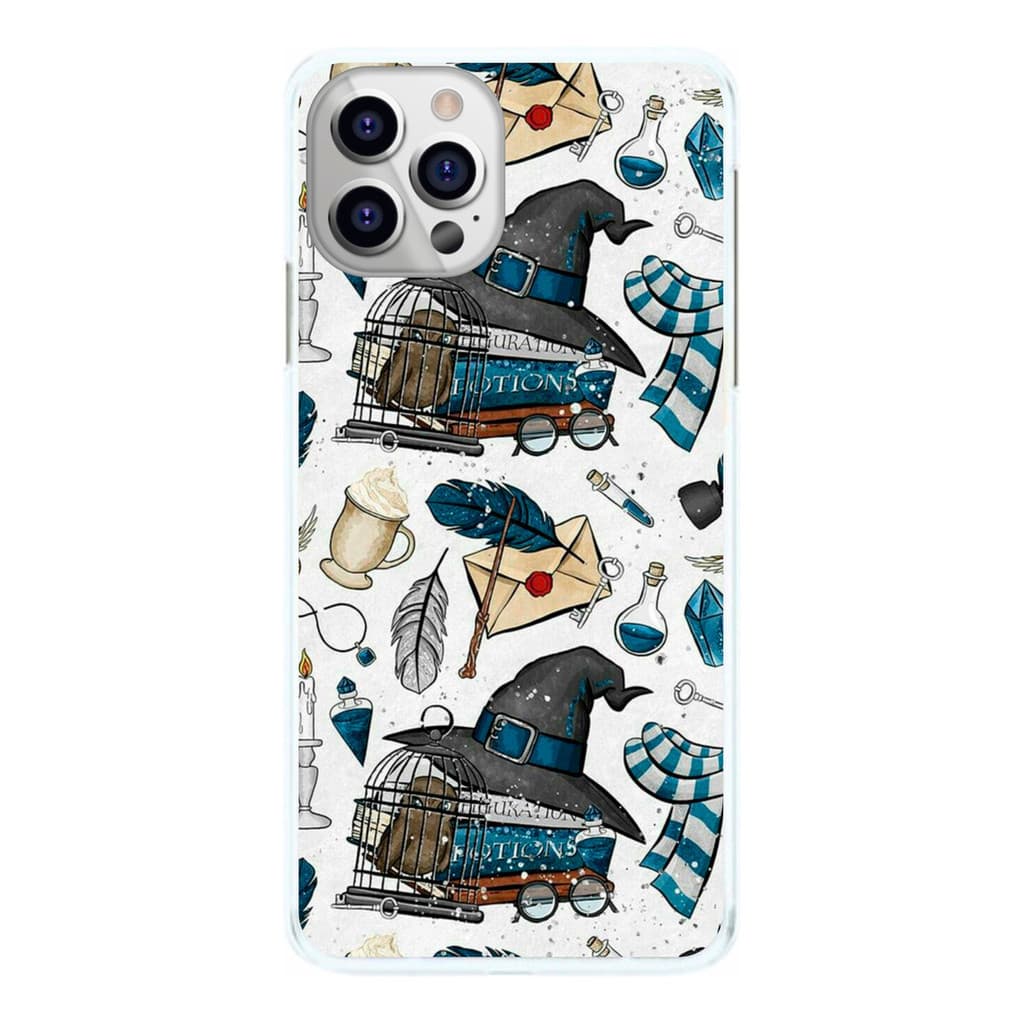 Capinha HP Corvinal Azul Escola de Magia Capa de Celular