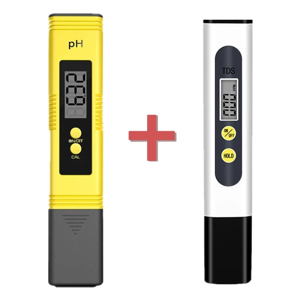Kit Medidor De Ph Digital + Tds Condutivimetro Ec Hidroponia