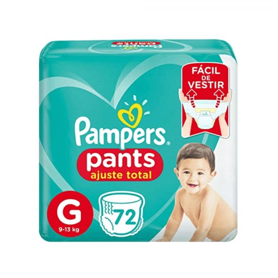 Fralda Pampers Pants Ajuste Total G com 72 Unidades –
