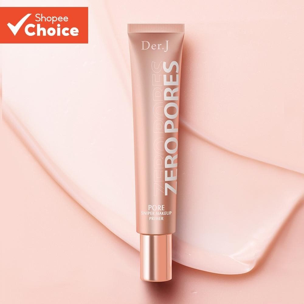 Der.J Zero Pore Soft Focus Primer de maquiagem, creme Base líquida, produtos para cuidados com a pele, corretivo ilumina